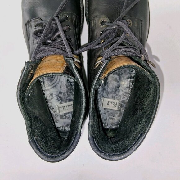 Paul Smith Red Ear Boots Mens Size 7 Black Leather Lace Up Goodyear Welted Work - Picture 8 of 13